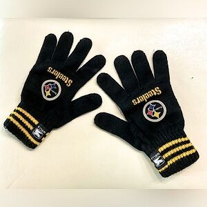 PITTSBURGH STEELERS ADULT KNIT STRETCH FIT GLOVES